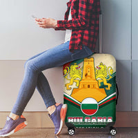 Bulgaria Liberation Day Luggage Cover with Shipka Monument and Tricolor Lion Graphic