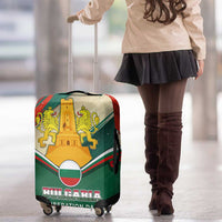 Bulgaria Liberation Day Luggage Cover with Shipka Monument and Tricolor Lion Graphic