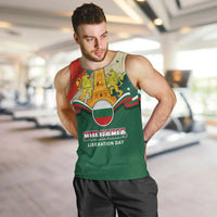 Bulgaria Liberation Day Men Tank Top with Shipka Monument and Tricolor Lion Graphic