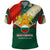 Bulgaria Liberation Day Polo Shirt with Shipka Monument and Tricolor Lion Graphic