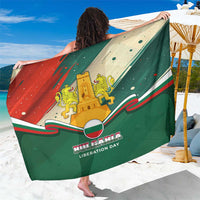 Bulgaria Liberation Day Sarong with Shipka Monument and Tricolor Lion Graphic
