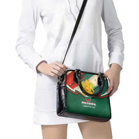 Bulgaria Liberation Day Shoulder Handbag with Shipka Monument and Tricolor Lion Graphic