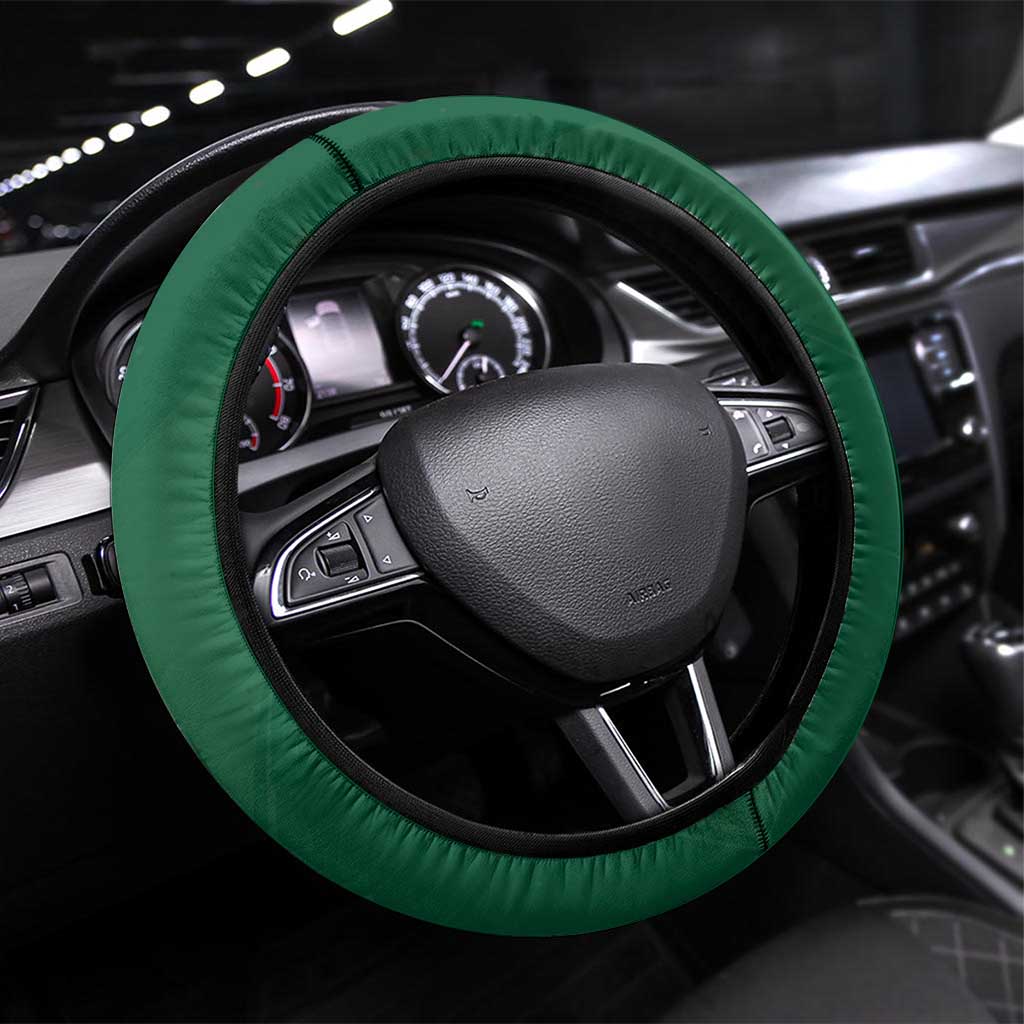 Bulgaria Liberation Day Steering Wheel Cover with Shipka Monument and Tricolor Lion Graphic