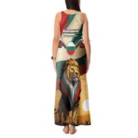 Bulgaria Liberation Day Tank Maxi Dress with Shipka Monument and Tricolor Lion Graphic