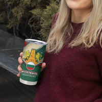 Bulgaria Liberation Day Tumbler Cup with Shipka Monument and Tricolor Lion Graphic