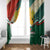 Bulgaria Liberation Day Window Curtain with Shipka Monument and Tricolor Lion Graphic