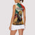 Bulgaria Liberation Day Women Sleeveless Polo Shirt with Shipka Monument and Tricolor Lion Graphic