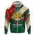 Bulgaria Liberation Day Zip Hoodie with Shipka Monument and Tricolor Lion Graphic