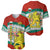 Bulgaria Lion Baseball Jersey Tricolor Flag, Folk Pattern and Proud Motto