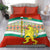 Bulgaria Lion Bedding Set Tricolor Flag, Folk Pattern and Proud Motto