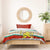 Bulgaria Lion Bedding Set Tricolor Flag, Folk Pattern and Proud Motto