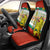 Bulgaria Lion Car Seat Cover Tricolor Flag, Folk Pattern and Proud Motto