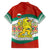 Bulgaria Lion Family Matching Off Shoulder Maxi Dress and Hawaiian Shirt Tricolor Flag, Folk Pattern and Proud Motto