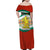 Bulgaria Lion Family Matching Off Shoulder Maxi Dress and Hawaiian Shirt Tricolor Flag, Folk Pattern and Proud Motto