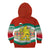 Bulgaria Lion Kid Hoodie Tricolor Flag, Folk Pattern and Proud Motto