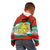 Bulgaria Lion Kid Hoodie Tricolor Flag, Folk Pattern and Proud Motto