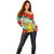 Bulgaria Lion Off Shoulder Sweater Tricolor Flag, Folk Pattern and Proud Motto