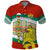 Bulgaria Lion Polo Shirt Tricolor Flag, Folk Pattern and Proud Motto