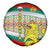 Bulgaria Lion Spare Tire Cover Tricolor Flag, Folk Pattern and Proud Motto