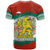 Bulgaria Lion T Shirt Tricolor Flag, Folk Pattern and Proud Motto