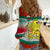 Bulgaria Lion Women Casual Shirt Tricolor Flag, Folk Pattern and Proud Motto
