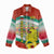 Bulgaria Lion Women Casual Shirt Tricolor Flag, Folk Pattern and Proud Motto