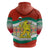 Bulgaria Lion Zip Hoodie Tricolor Flag, Folk Pattern and Proud Motto