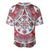 Bulgaria Folk Art Baseball Jersey with Traditional Embroidery and Floral Motifs