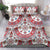 Bulgaria Folk Art Bedding Set with Traditional Embroidery and Floral Motifs
