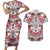 Bulgaria Folk Art Couples Matching Short Sleeve Bodycon Dress and Hawaiian Shirt with Traditional Embroidery and Floral Motifs
