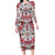 Bulgaria Folk Art Family Matching Long Sleeve Bodycon Dress and Hawaiian Shirt with Traditional Embroidery and Floral Motifs