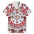Bulgaria Folk Art Family Matching Mermaid Dress and Hawaiian Shirt with Traditional Embroidery and Floral Motifs
