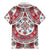 Bulgaria Folk Art Family Matching Mermaid Dress and Hawaiian Shirt with Traditional Embroidery and Floral Motifs