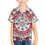 Bulgaria Folk Art Family Matching Off The Shoulder Long Sleeve Dress and Hawaiian Shirt with Traditional Embroidery and Floral Motifs