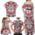 Bulgaria Folk Art Family Matching Off Shoulder Maxi Dress and Hawaiian Shirt with Traditional Embroidery and Floral Motifs