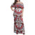 Bulgaria Folk Art Family Matching Off Shoulder Maxi Dress and Hawaiian Shirt with Traditional Embroidery and Floral Motifs