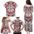 Bulgaria Folk Art Family Matching Puletasi and Hawaiian Shirt with Traditional Embroidery and Floral Motifs