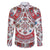 Bulgaria Folk Art Family Matching Puletasi and Hawaiian Shirt with Traditional Embroidery and Floral Motifs