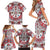 Bulgaria Folk Art Family Matching Short Sleeve Bodycon Dress and Hawaiian Shirt with Traditional Embroidery and Floral Motifs