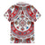 Bulgaria Folk Art Family Matching Short Sleeve Bodycon Dress and Hawaiian Shirt with Traditional Embroidery and Floral Motifs