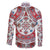 Bulgaria Folk Art Family Matching Short Sleeve Bodycon Dress and Hawaiian Shirt with Traditional Embroidery and Floral Motifs