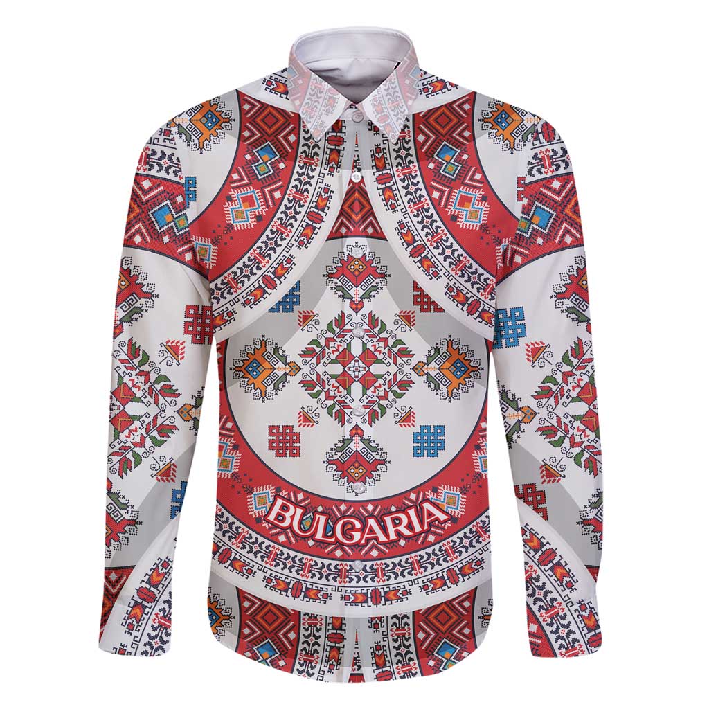 Bulgaria Folk Art Family Matching Summer Maxi Dress and Hawaiian Shirt with Traditional Embroidery and Floral Motifs