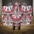 Bulgaria Folk Art Hooded Blanket with Traditional Embroidery and Floral Motifs