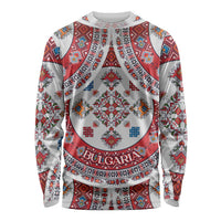 Bulgaria Folk Art Long Sleeve Shirt with Traditional Embroidery and Floral Motifs