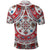 Bulgaria Folk Art Polo Shirt with Traditional Embroidery and Floral Motifs