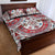 Bulgaria Folk Art Quilt Bed Set with Traditional Embroidery and Floral Motifs