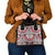 Bulgaria Folk Art Shoulder Handbag with Traditional Embroidery and Floral Motifs