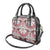 Bulgaria Folk Art Shoulder Handbag with Traditional Embroidery and Floral Motifs