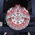 Bulgaria Folk Art Spare Tire Cover with Traditional Embroidery and Floral Motifs