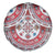 Bulgaria Folk Art Spare Tire Cover with Traditional Embroidery and Floral Motifs